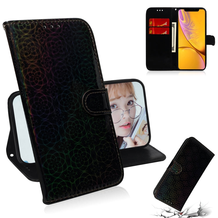 For iPhone XS Max Solid Color Colorful Magnetic Buckle Horizontal Flip PU Leather Case with Holder & Card Slots & Wallet & Lanyard