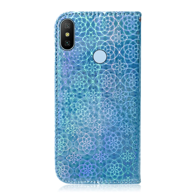 For Xiaomi Redmi 6 Pro Solid Color Colorful Magnetic Buckle Horizontal Flip PU Leather Case with Holder & Card Slots & Wallet & Lanyard