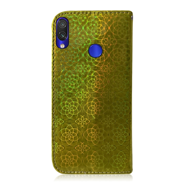 For Xiaomi Redmi Note 7 / 7S Solid Color Colorful Magnetic Buckle Horizontal Flip PU Leather Case with Holder & Card Slots & Wallet & Lanyard