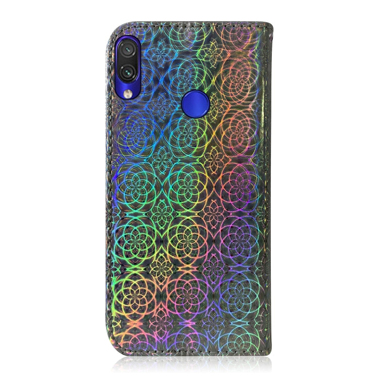 For Xiaomi Redmi Note 7 / 7S Solid Color Colorful Magnetic Buckle Horizontal Flip PU Leather Case with Holder & Card Slots & Wallet & Lanyard