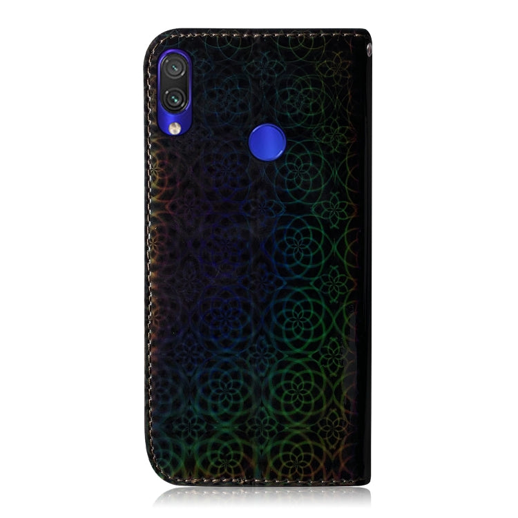 For Xiaomi Redmi Note 7 / 7S Solid Color Colorful Magnetic Buckle Horizontal Flip PU Leather Case with Holder & Card Slots & Wallet & Lanyard