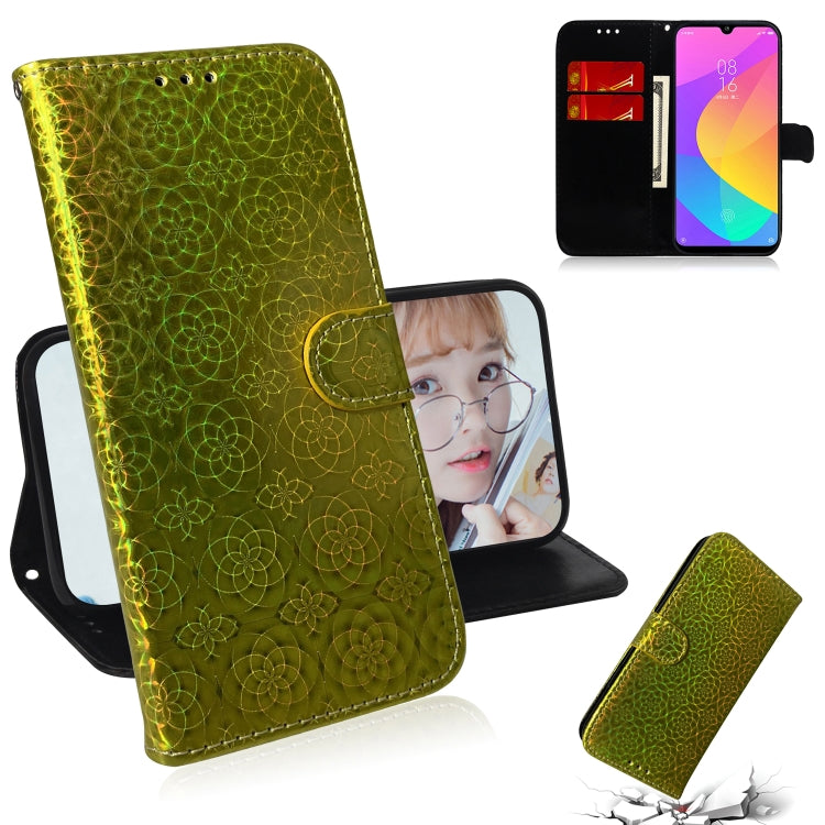 For Xiaomi Mi A3 / CC9e Solid Color Colorful Magnetic Buckle Horizontal Flip PU Leather Case with Holder & Card Slots & Wallet & Lanyard