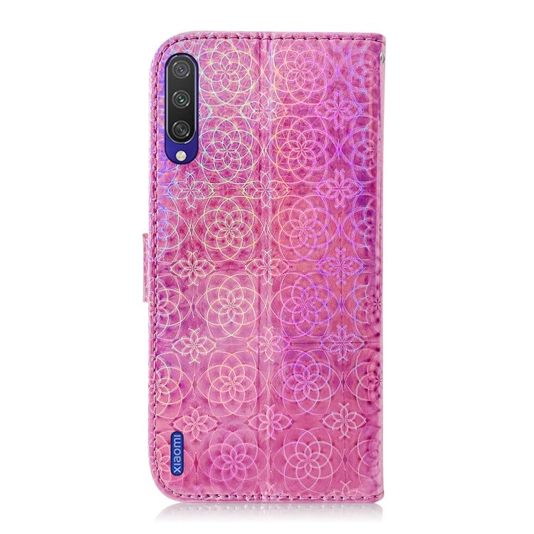 For Xiaomi Mi A3 / CC9e Solid Color Colorful Magnetic Buckle Horizontal Flip PU Leather Case with Holder & Card Slots & Wallet & Lanyard