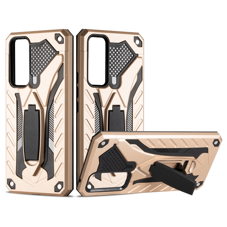 For vivo V20 SE Shockproof TPU + PC Protective Case with Holder