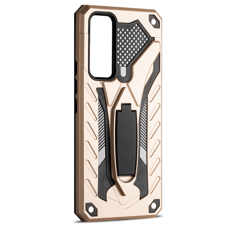 For vivo V20 SE Shockproof TPU + PC Protective Case with Holder