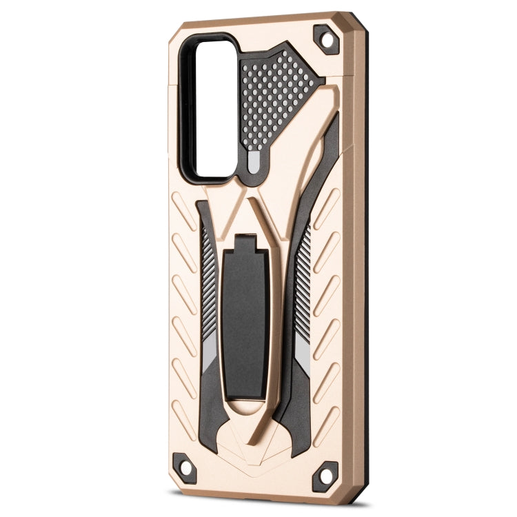 For vivo V20 SE Shockproof TPU + PC Protective Case with Holder