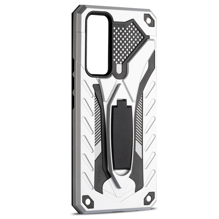 For vivo V20 SE Shockproof TPU + PC Protective Case with Holder