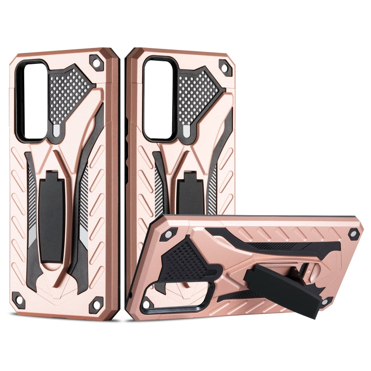 For vivo V20 SE Shockproof TPU + PC Protective Case with Holder