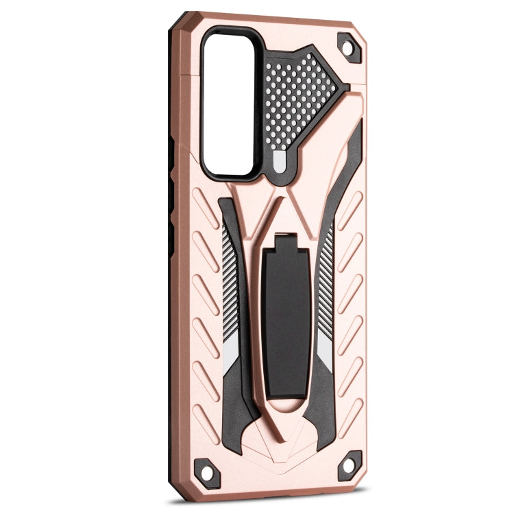 For vivo V20 SE Shockproof TPU + PC Protective Case with Holder