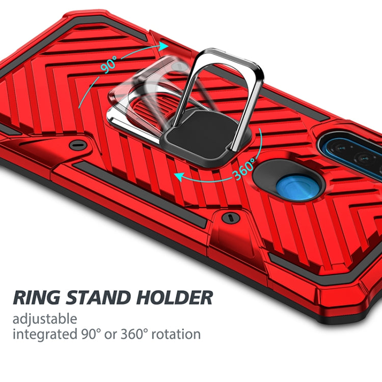 For Xiaomi Redmi Note 8 Cool Armor PC + TPU Shockproof Case with 360 Degree Rotation Ring Holder