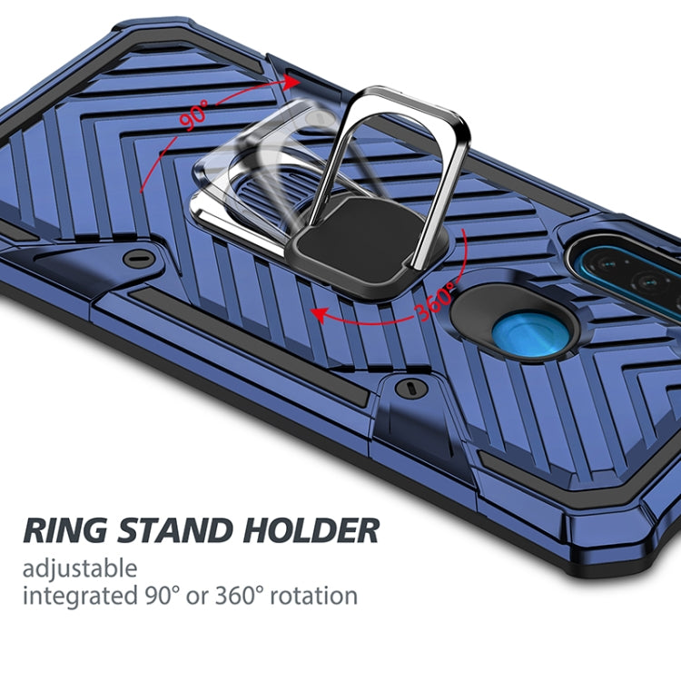 For Xiaomi Redmi Note 8 Cool Armor PC + TPU Shockproof Case with 360 Degree Rotation Ring Holder