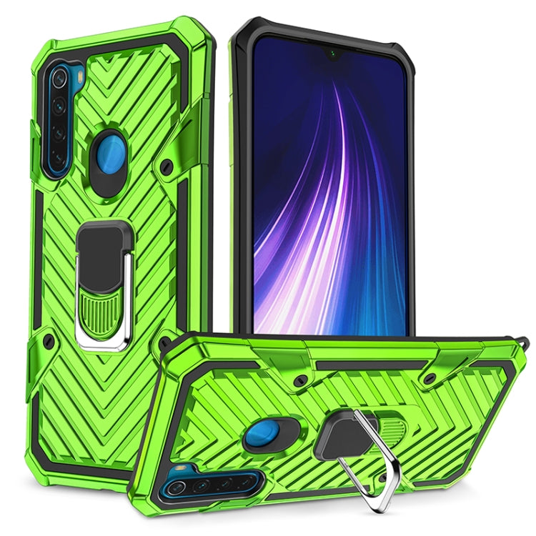 For Xiaomi Redmi Note 8 Cool Armor PC + TPU Shockproof Case with 360 Degree Rotation Ring Holder