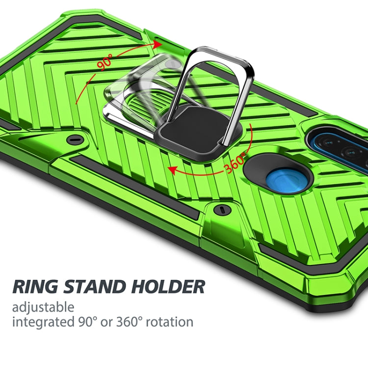 For Xiaomi Redmi Note 8 Cool Armor PC + TPU Shockproof Case with 360 Degree Rotation Ring Holder