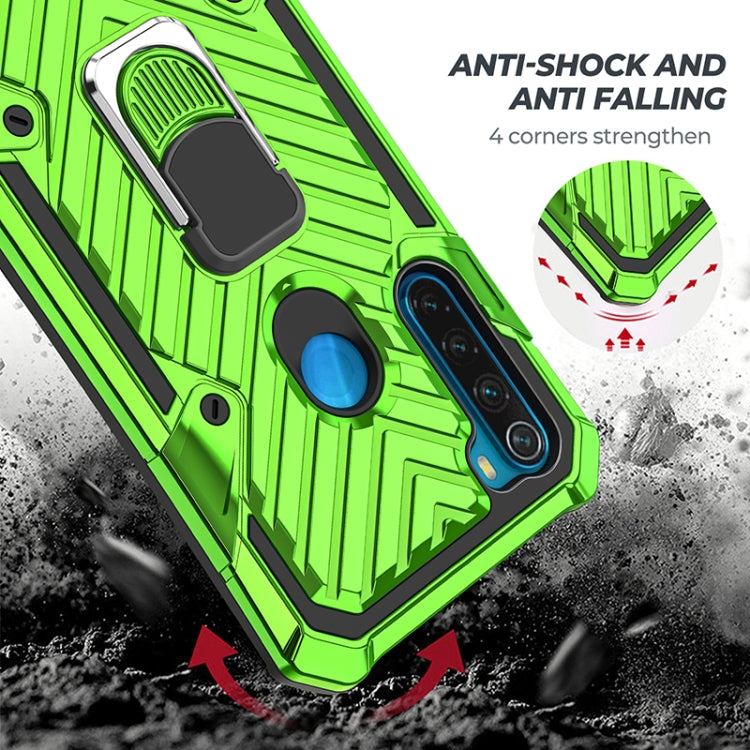 For Xiaomi Redmi Note 8 Cool Armor PC + TPU Shockproof Case with 360 Degree Rotation Ring Holder