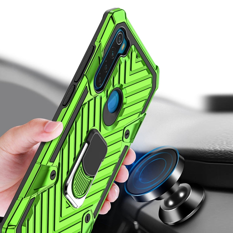 For Xiaomi Redmi Note 8 Cool Armor PC + TPU Shockproof Case with 360 Degree Rotation Ring Holder