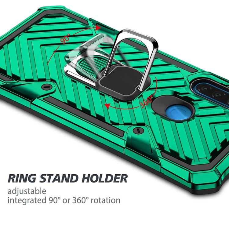 For Xiaomi Redmi Note 8 Cool Armor PC + TPU Shockproof Case with 360 Degree Rotation Ring Holder