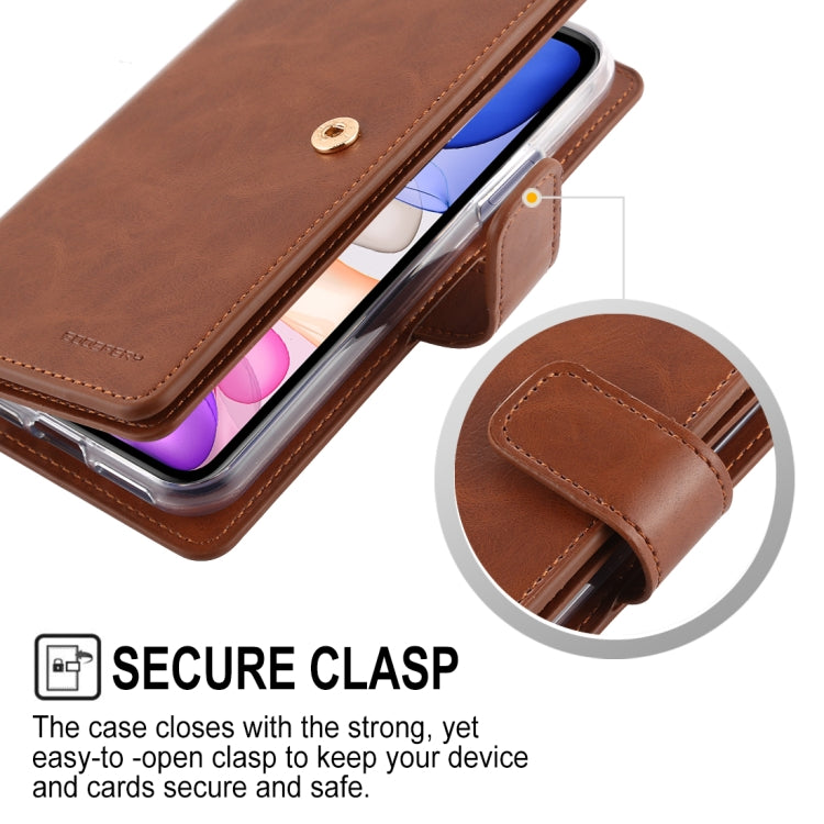 For iPhone 11 MERCURY GOOSPERY MANSOOR Horizontal Flip Leather Case with Holder & Card Slots & Wallet