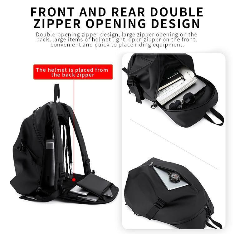 CS-1215A1 Motorcycle Rainproof Shoulder Helmet Laptop Riding Backpack