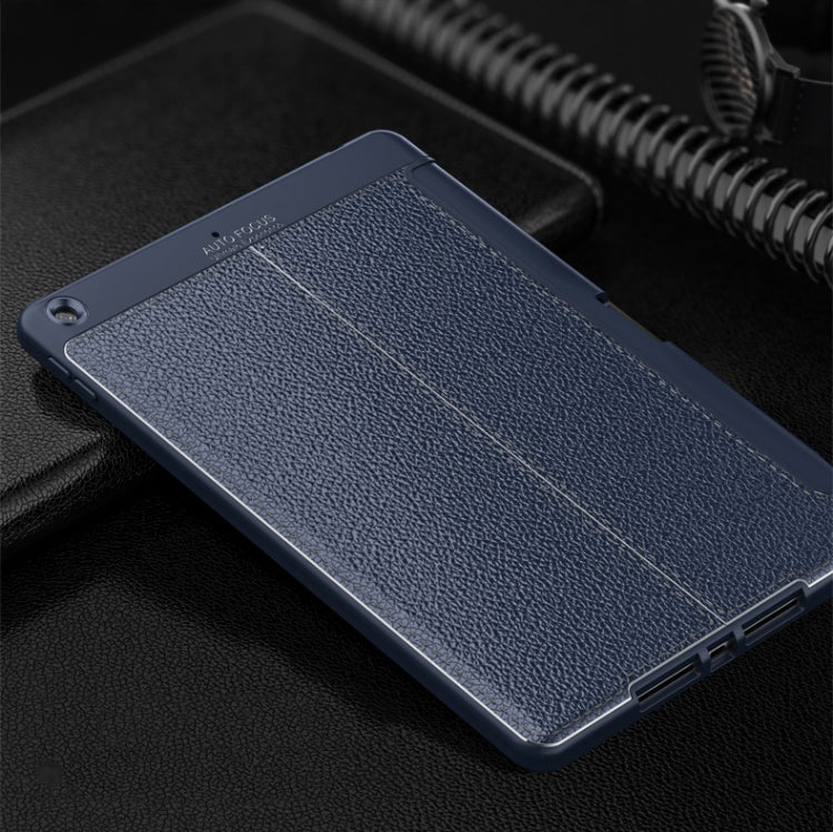 Lychee Peel Texture Horizontal Deformation Flip TPU Leather Case with Three-folding Holder & Sleep / Wake-up Function For iPad Air (2019)