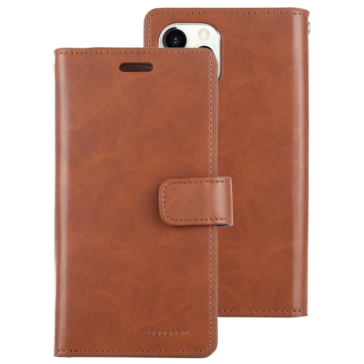 For iPhone 11 Pro Max MERCURY GOOSPERY MANSOOR 9 Card Slots Flip Leather Case