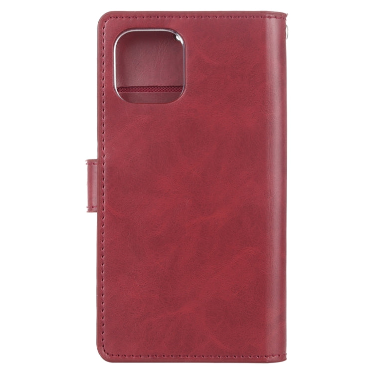 For iPhone 11 Pro Max MERCURY GOOSPERY MANSOOR 9 Card Slots Flip Leather Case