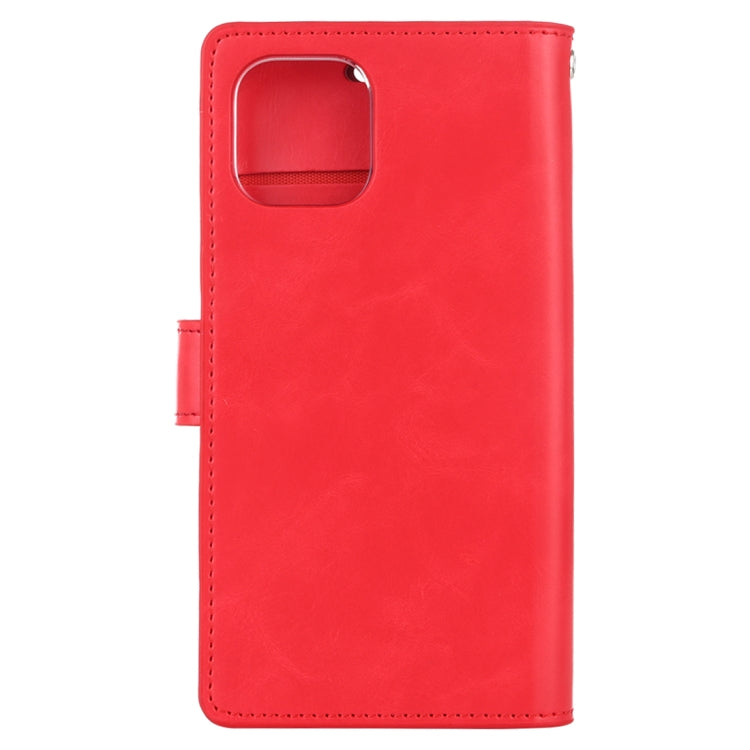 For iPhone 11 Pro Max MERCURY GOOSPERY MANSOOR 9 Card Slots Flip Leather Case