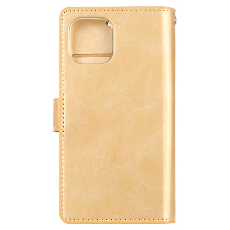 For iPhone 11 Pro Max MERCURY GOOSPERY MANSOOR 9 Card Slots Flip Leather Case