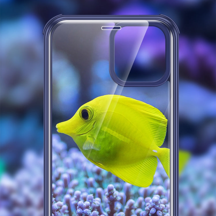 For iPhone 12 mini Double-sided Plastic Glass Protective Case