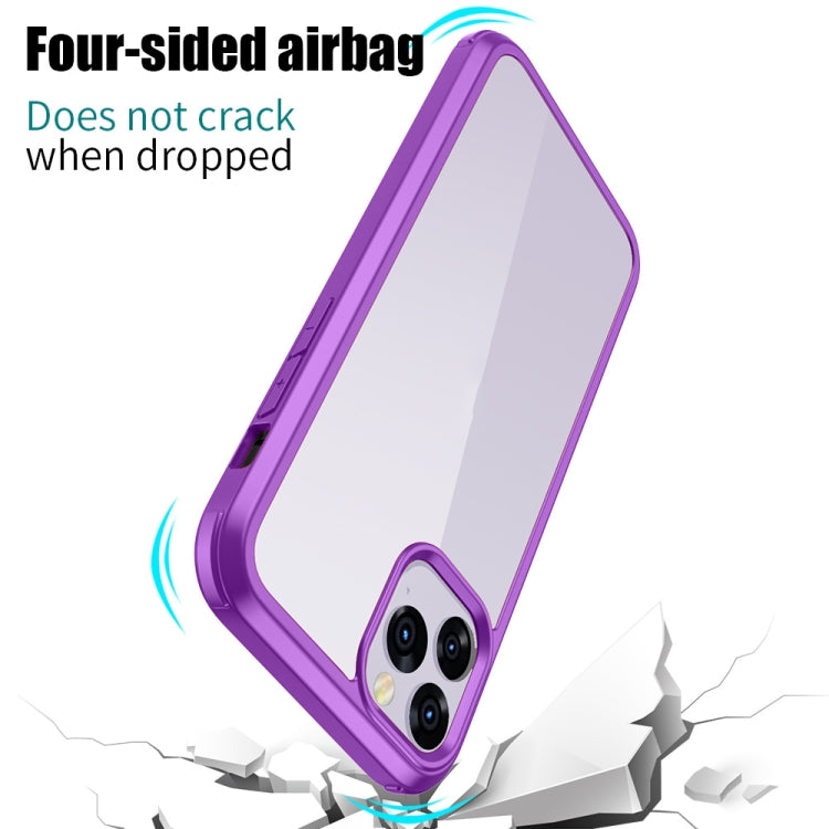 For iPhone 11 Pro Double-sided Plastic Glass Protective Case