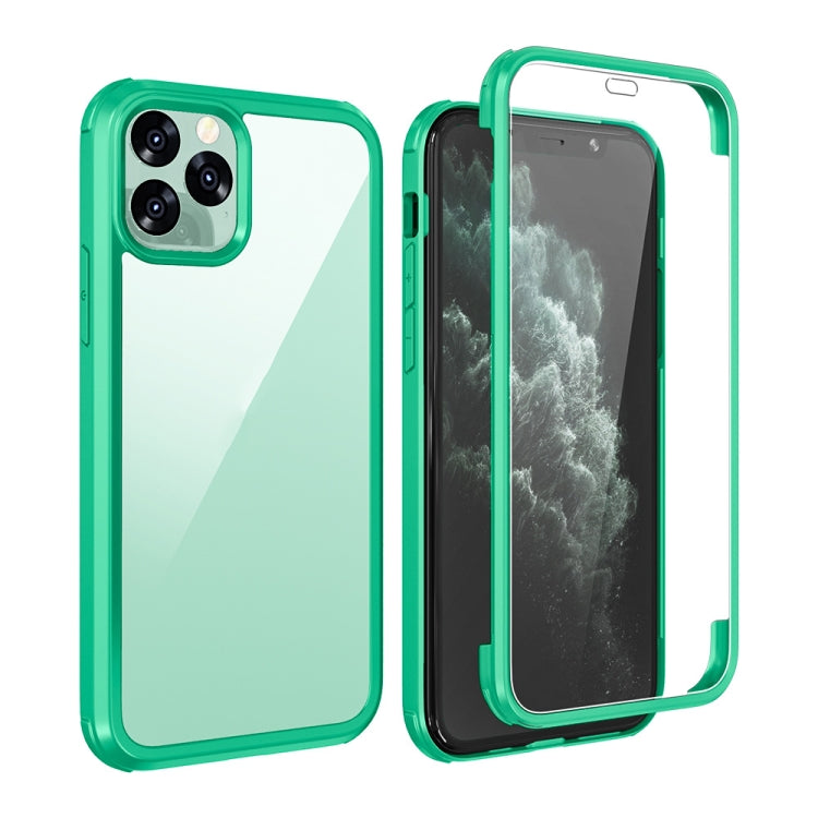 For iPhone 11 Double-sided Plastic Glass Protective Case