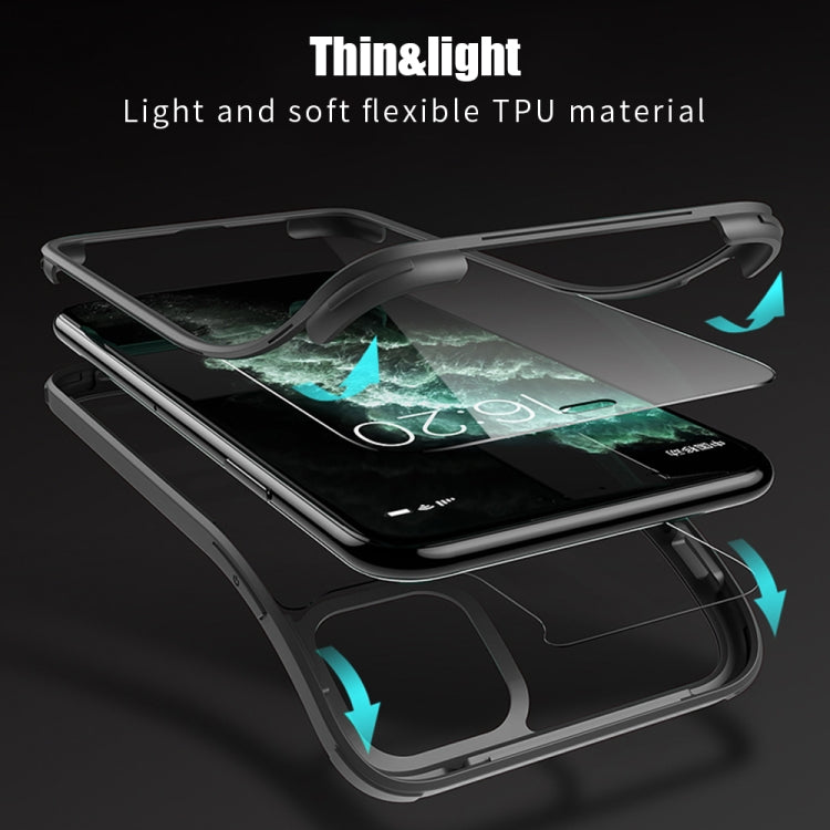 For iPhone 11 Double-sided Plastic Glass Protective Case