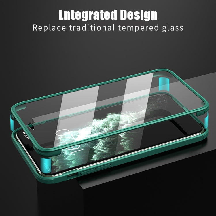 For iPhone 11 Double-sided Plastic Glass Protective Case