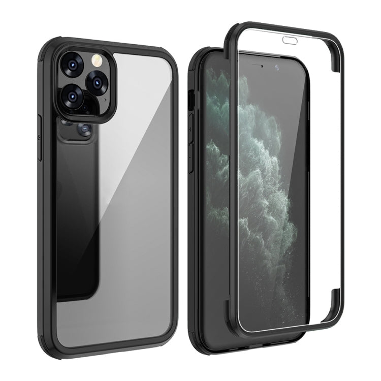 For iPhone 11 Pro Max Double-sided Plastic Glass Protective Case