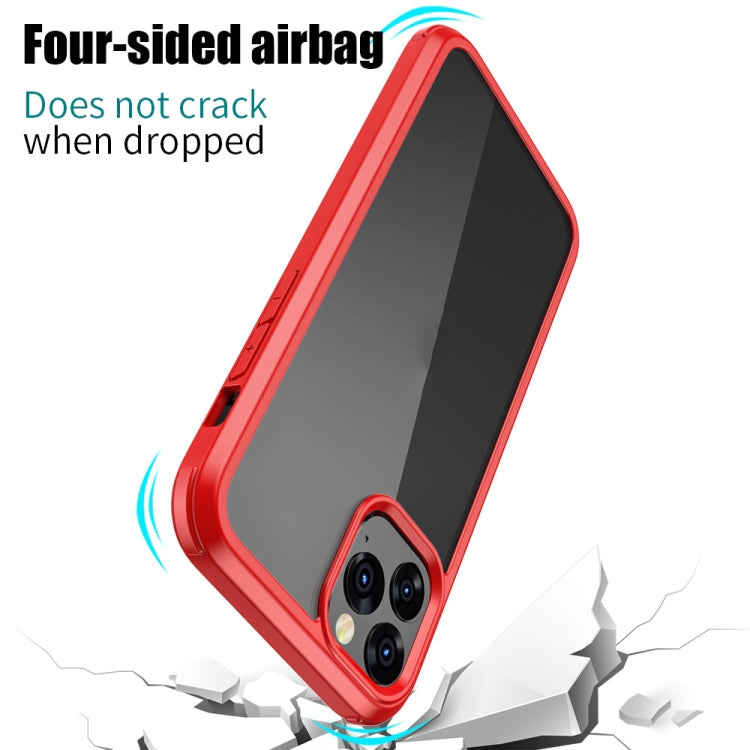 For iPhone 11 Pro Max Double-sided Plastic Glass Protective Case