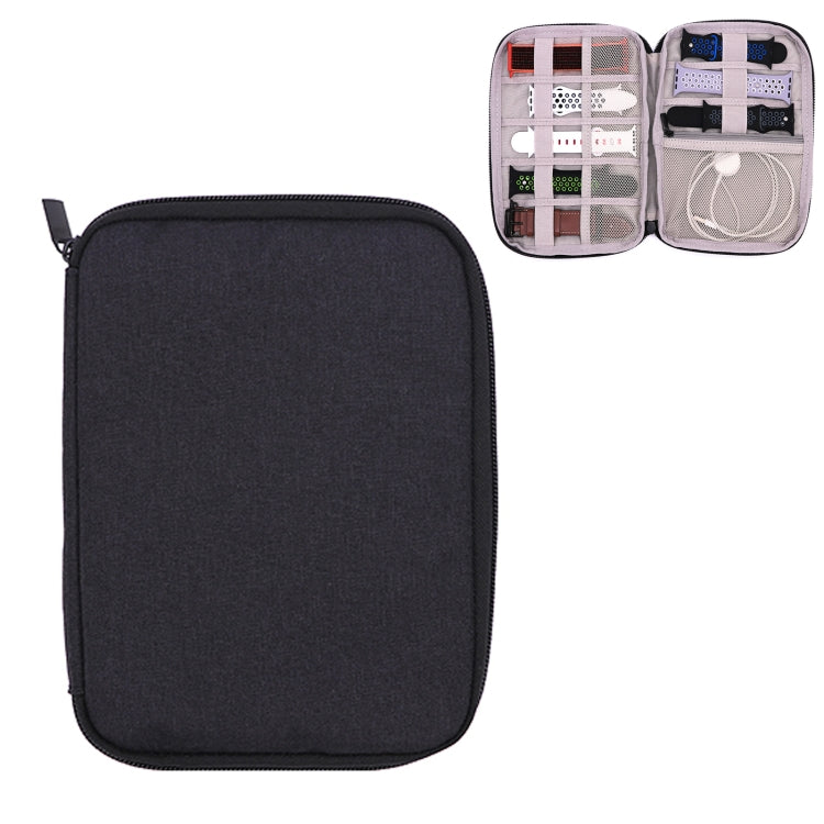 Portable Travel Watchband Strap Storage Bag Protective Box, Style:Single Layer M