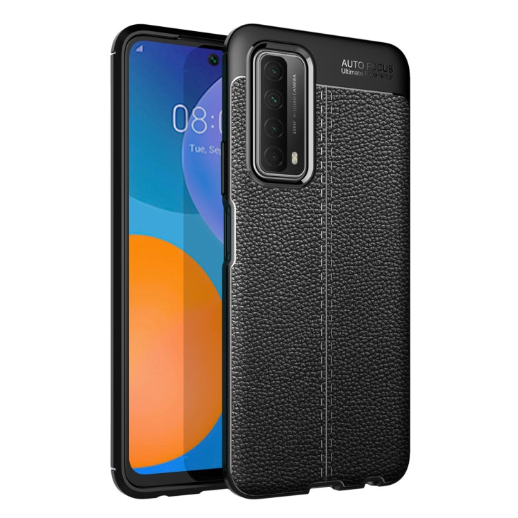 For Huawei P smart 2021 Litchi Texture TPU Shockproof Case