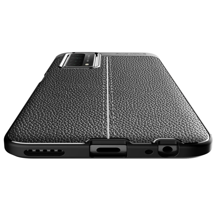 For Huawei P smart 2021 Litchi Texture TPU Shockproof Case