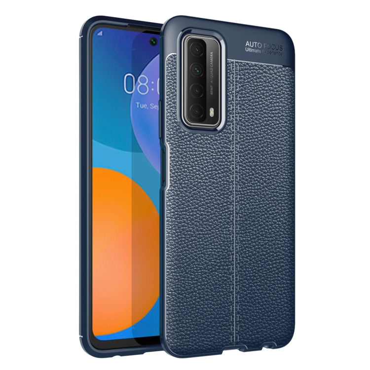 For Huawei P smart 2021 Litchi Texture TPU Shockproof Case