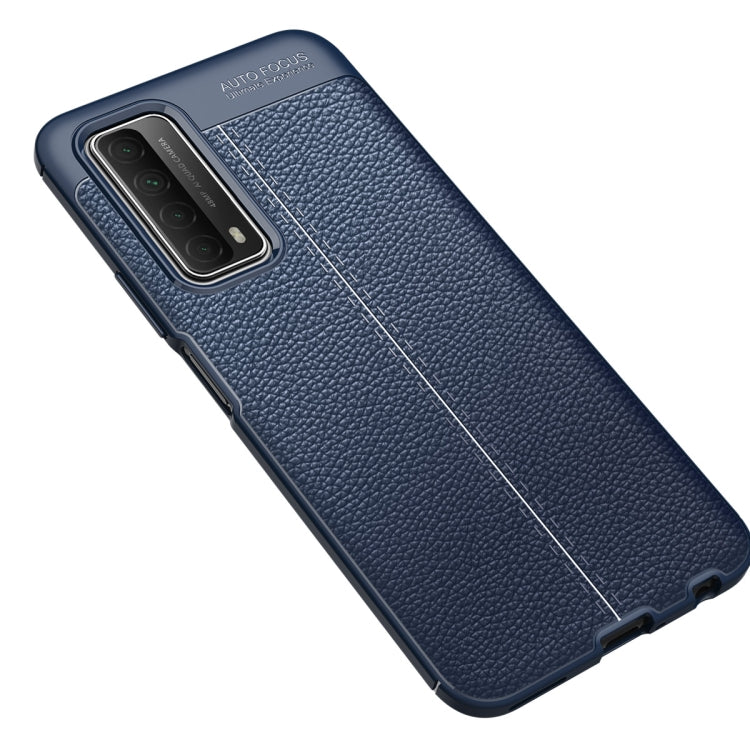 For Huawei P smart 2021 Litchi Texture TPU Shockproof Case