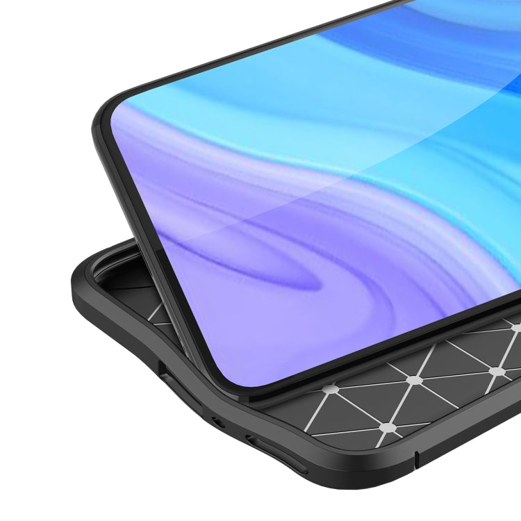 For Huawei Y9a Litchi Texture TPU Shockproof Case