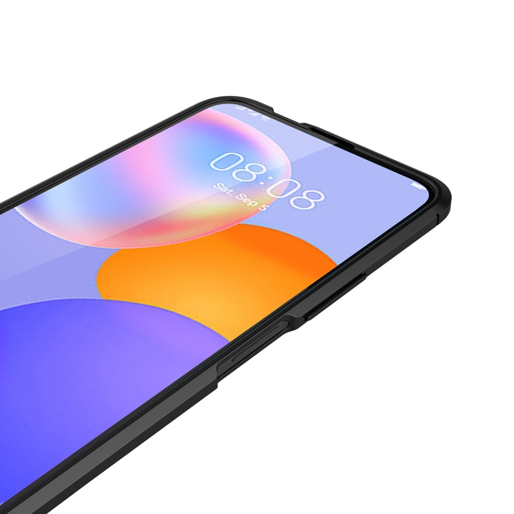 For Huawei Y9a Litchi Texture TPU Shockproof Case
