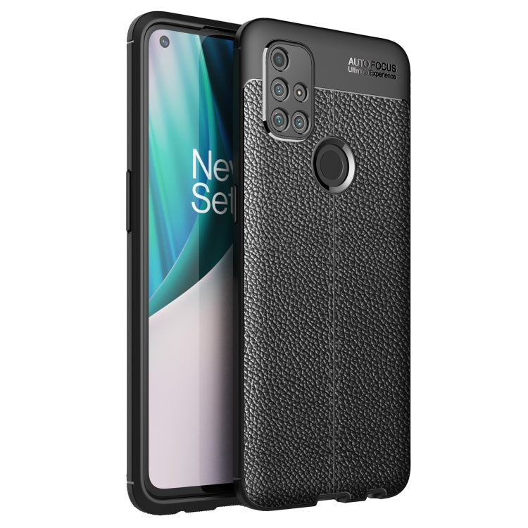 For OnePlus Nord N10 5G Litchi Texture TPU Shockproof Case
