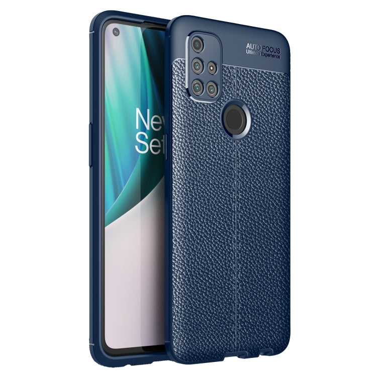 For OnePlus Nord N10 5G Litchi Texture TPU Shockproof Case