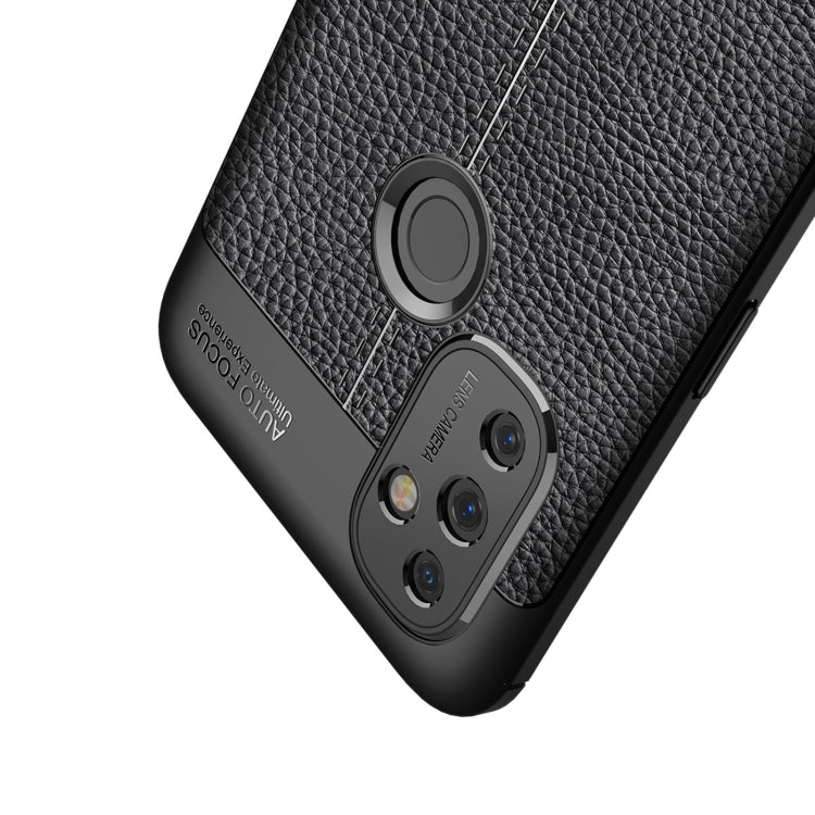 For OnePlus Nord N100 Litchi Texture TPU Shockproof Case
