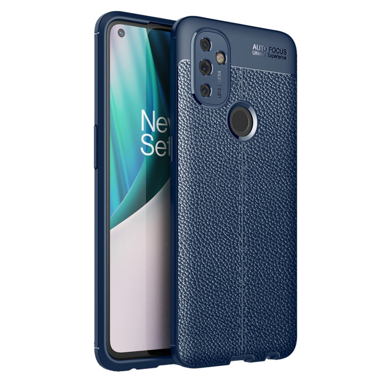 For OnePlus Nord N100 Litchi Texture TPU Shockproof Case