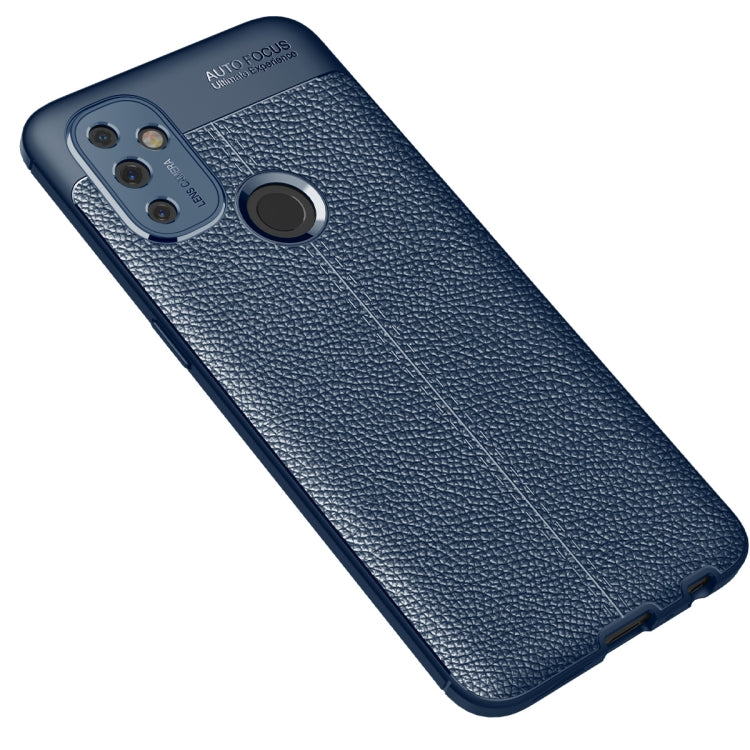 For OnePlus Nord N100 Litchi Texture TPU Shockproof Case