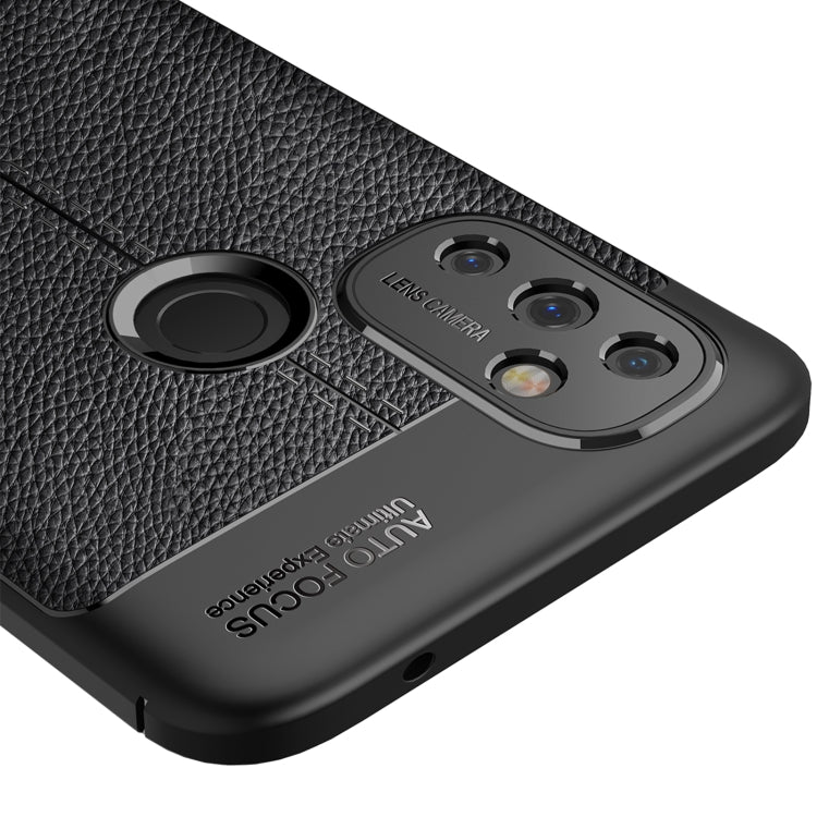 For OnePlus Nord N100 Litchi Texture TPU Shockproof Case
