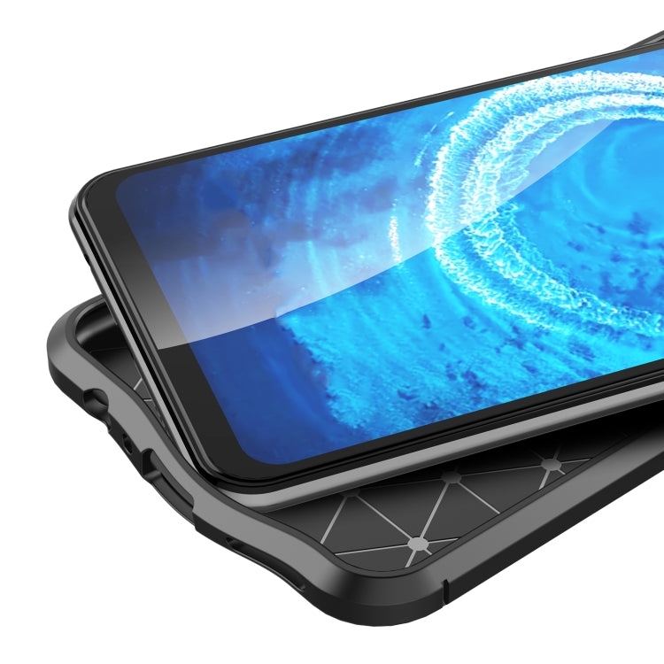 For Vivo V20 Litchi Texture TPU Shockproof Case