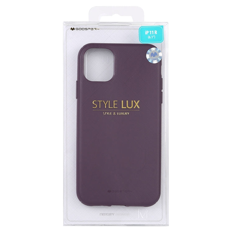 For iPhone 11 MERCURY GOOSPERY STYLE LUX Shockproof Soft TPU Case