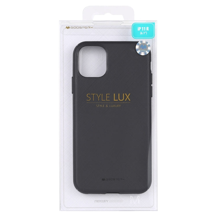 For iPhone 11 MERCURY GOOSPERY STYLE LUX Shockproof Soft TPU Case